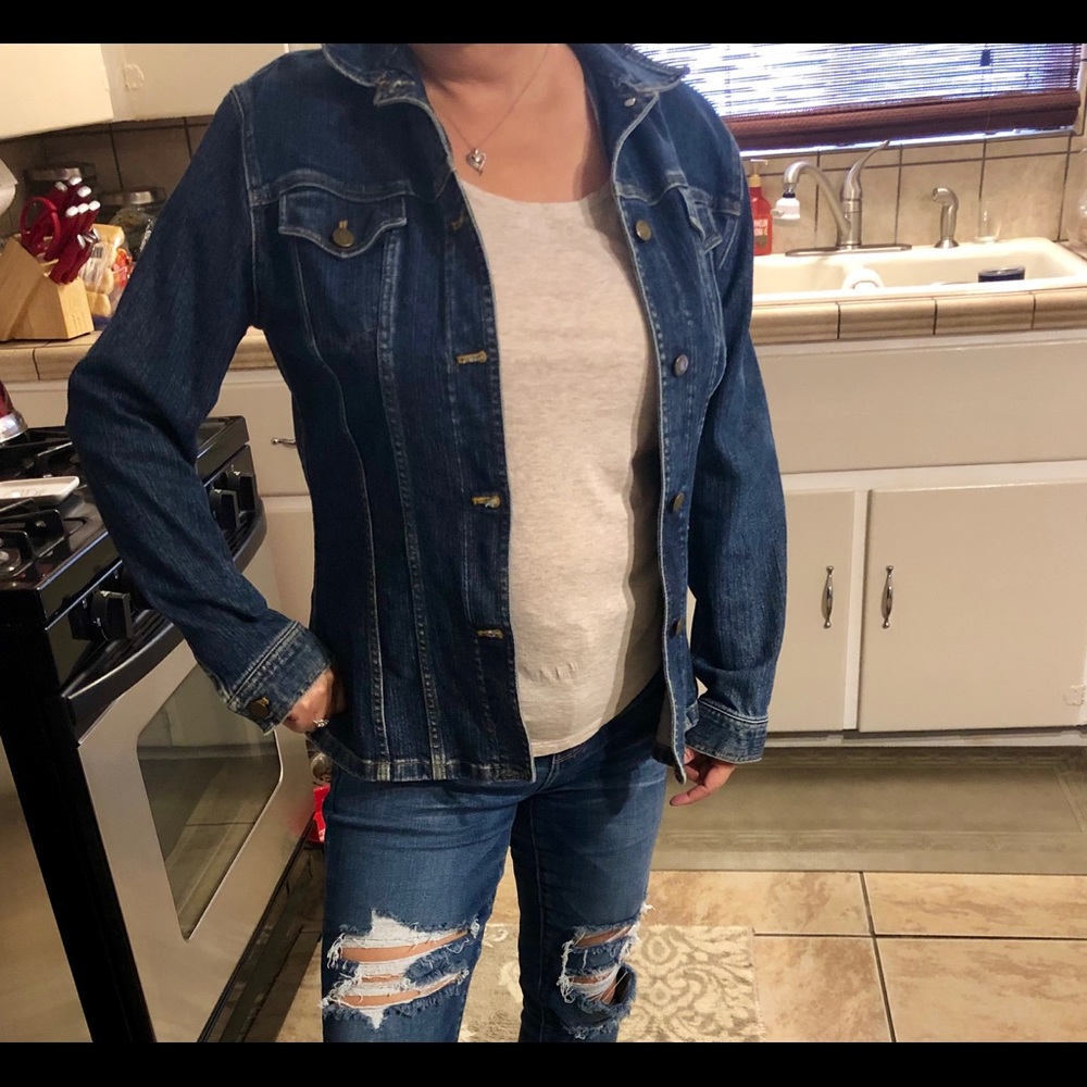 Jones wear jean jacket